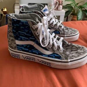 Boys Hi-Top Vans Shoes Size 2